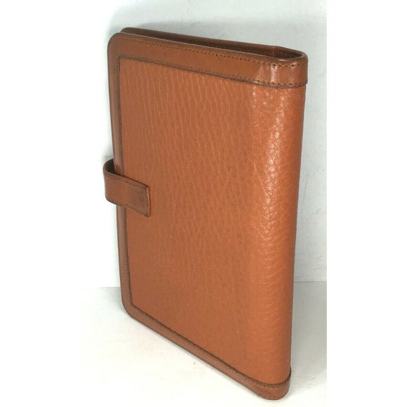 Dooney & Bourke Vtg  SMALL Brown Leather Planner Agenda-Made in USA - Distressed - Picture 5 of 12